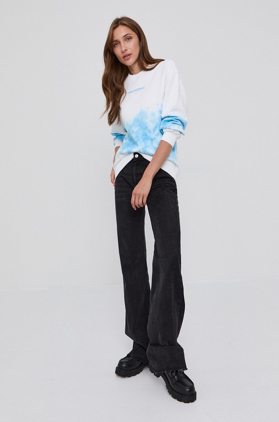 Karl Lagerfeld Bluza 215W1803 215W1803 biały AW21