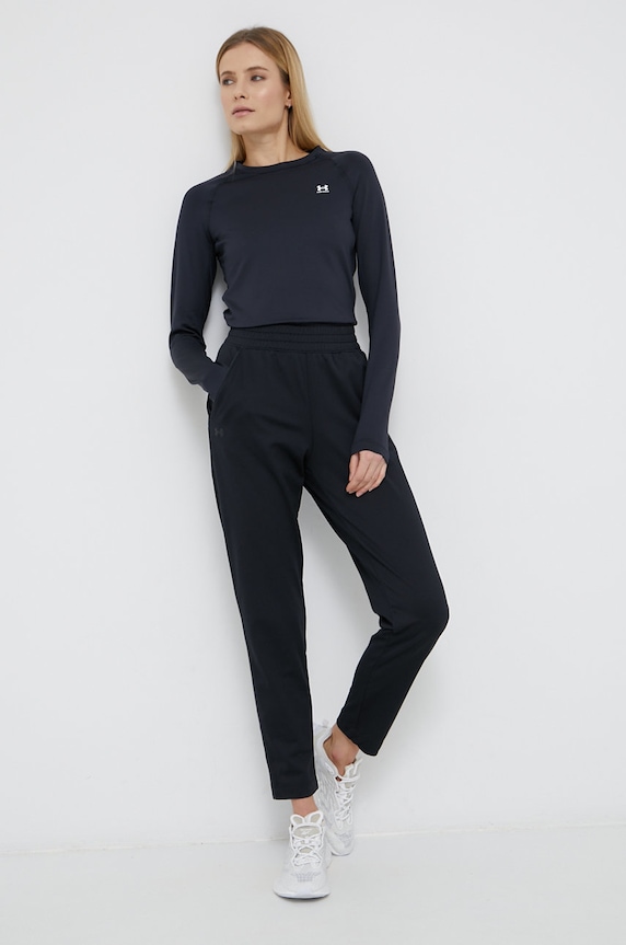 Longsleeve Under Armour με ελαστάν μαύρο 1368701