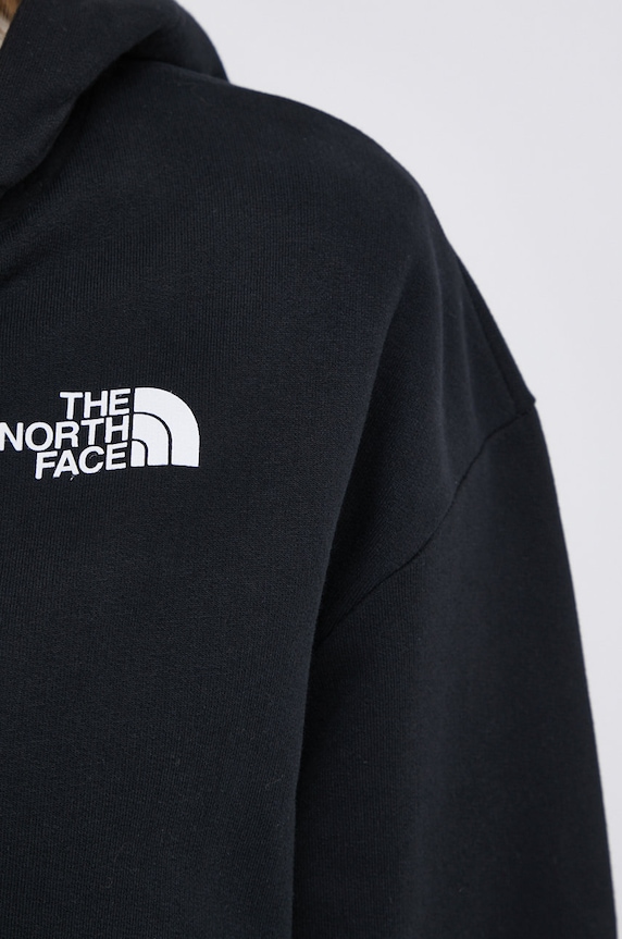 The North Face - Hanorac de bumbac NF0A55GPJK31 negru
