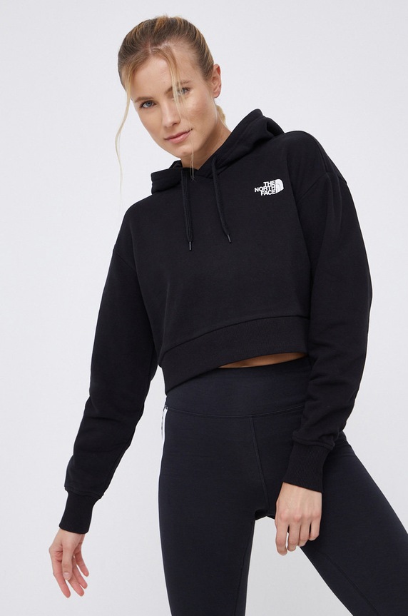 Bavlněná mikina The North Face NF0A5ICYJK31 černá AW21