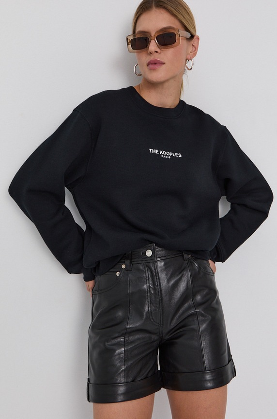 The Kooples Bluza FSWE23016K czarny AW21