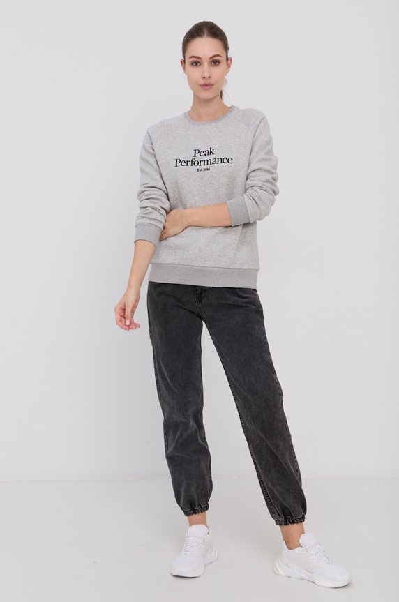 Peak Performance Bluza G75637 szary AW21