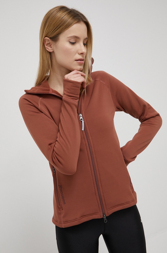 Sportovní mikina Houdini Power 125984 hnědá AW23