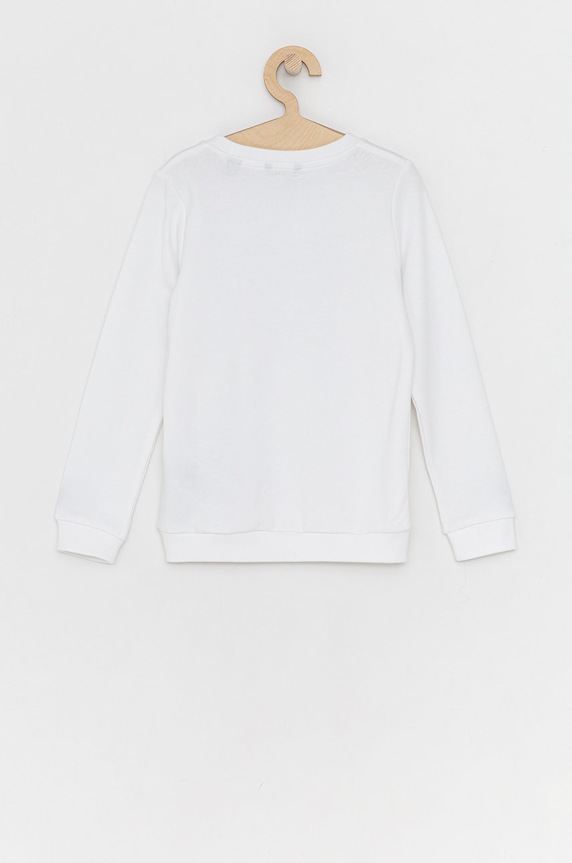 Dětská bavlněná mikina Guess J74Q10.KAUG0 bílá AW21