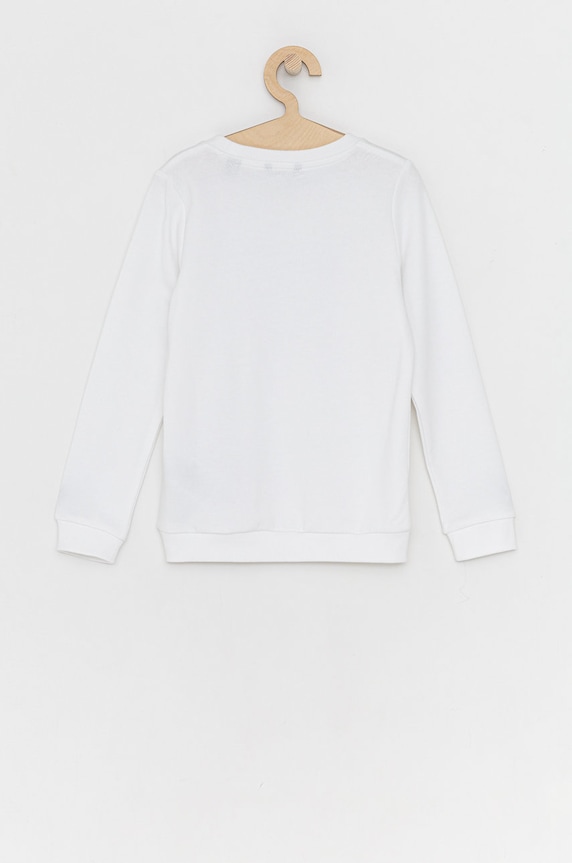 Dětská bavlněná mikina Guess J74Q10.KAUG0 bílá AW21