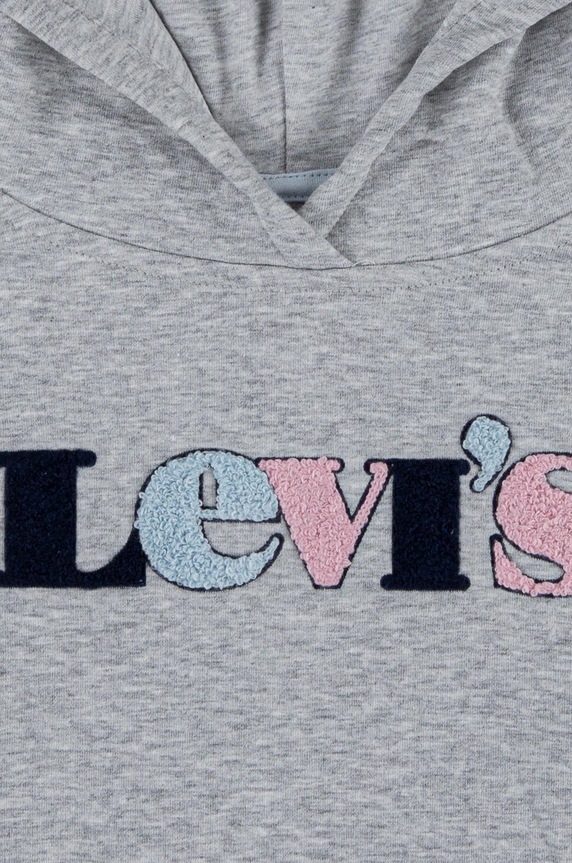Djevojčice Dječja dukserica Levi's 4ED500.NEW.G siva