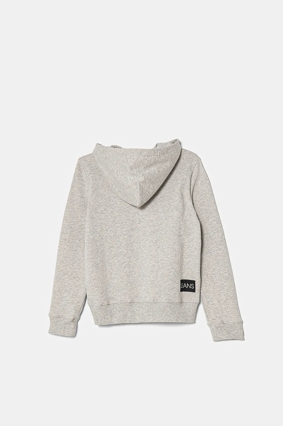 Dječja pamučna dukserica Calvin Klein Jeans IU0IU00163.4890 siva AA00