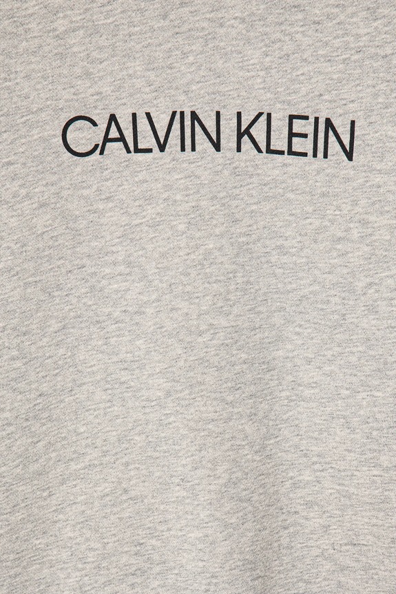 Dječaci Dječja pamučna dukserica Calvin Klein Jeans IU0IU00163.4890 siva