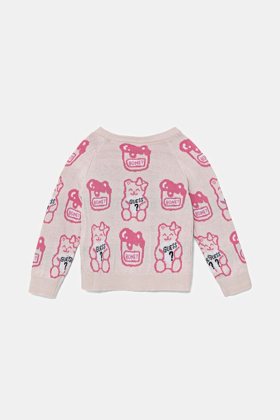 Guess gyerek pulóver H1YT01.Z2S40 rózsaszín AW22