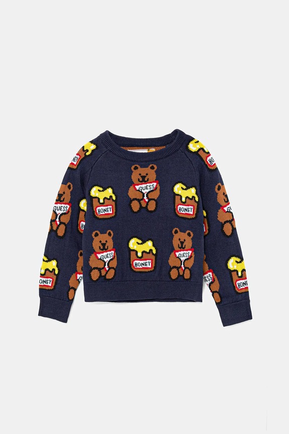 Guess sweter dziecięcy pozostałe granatowy H1YT01.Z2S40