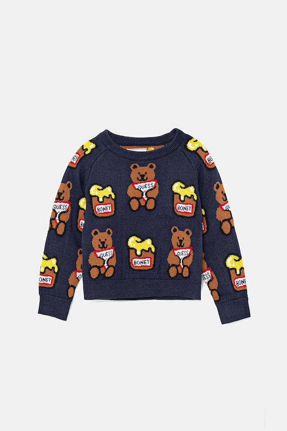 Guess sweter dziecięcy pozostałe granatowy H1YT01.Z2S40