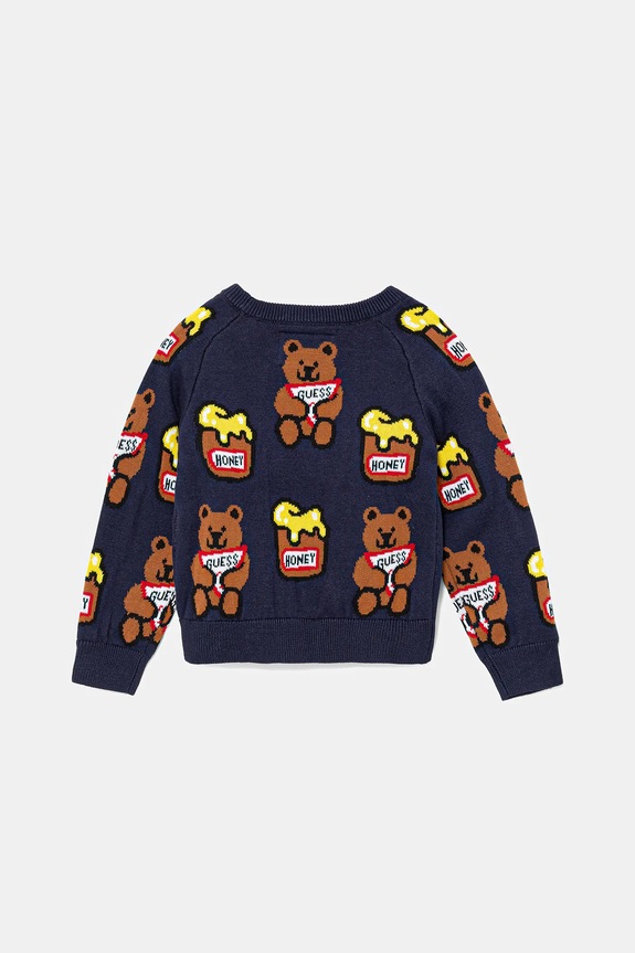 Guess sweter dziecięcy H1YT01.Z2S40 granatowy AW22
