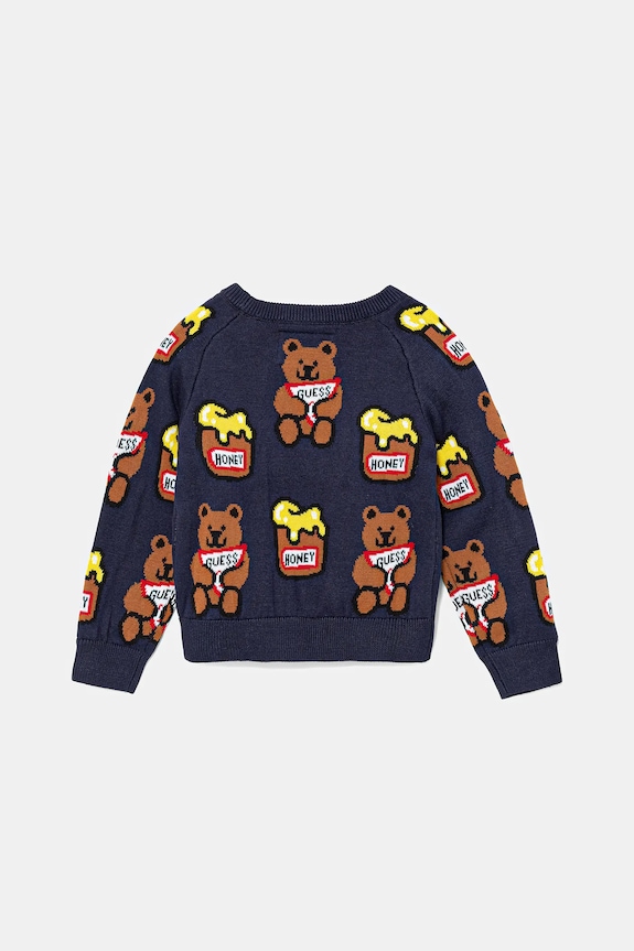 Guess sweter dziecięcy H1YT01.Z2S40 granatowy AW22