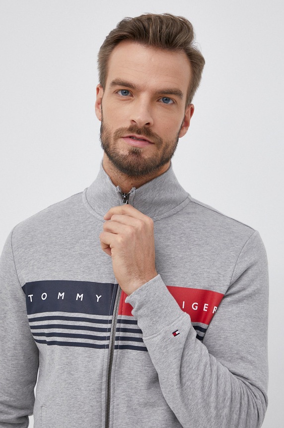 Bavlnená mikina Tommy Hilfiger sivá MW0MW21094.4890