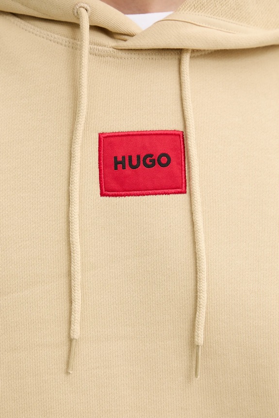 HUGO bluza bawełniana Daratschi214 50458700 beżowy