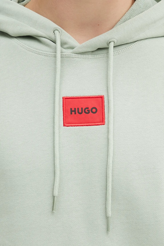 Bavlnená mikina HUGO Daratschi214 50458700 zelená