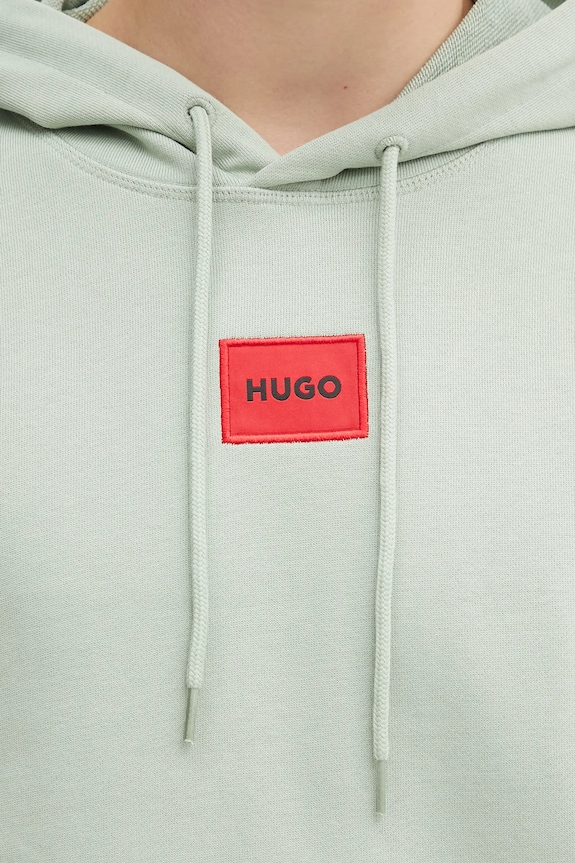 Bavlnená mikina HUGO Daratschi214 50458700 zelená