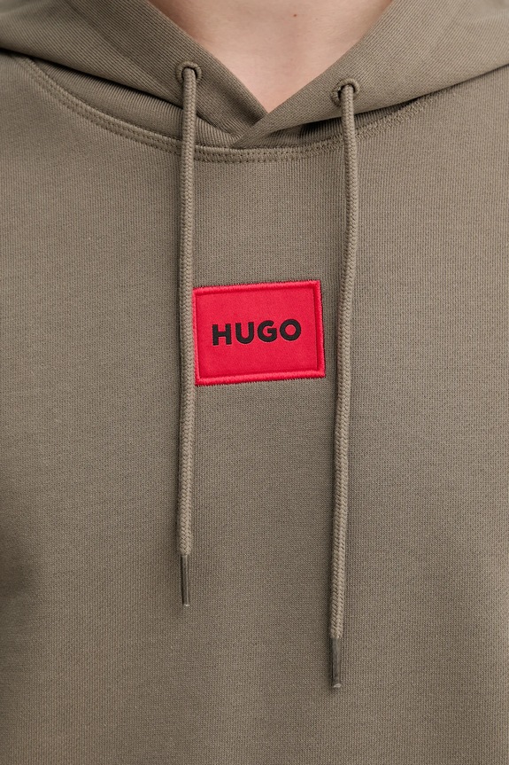 Bavlnená mikina HUGO Daratschi214 50458700 zelená
