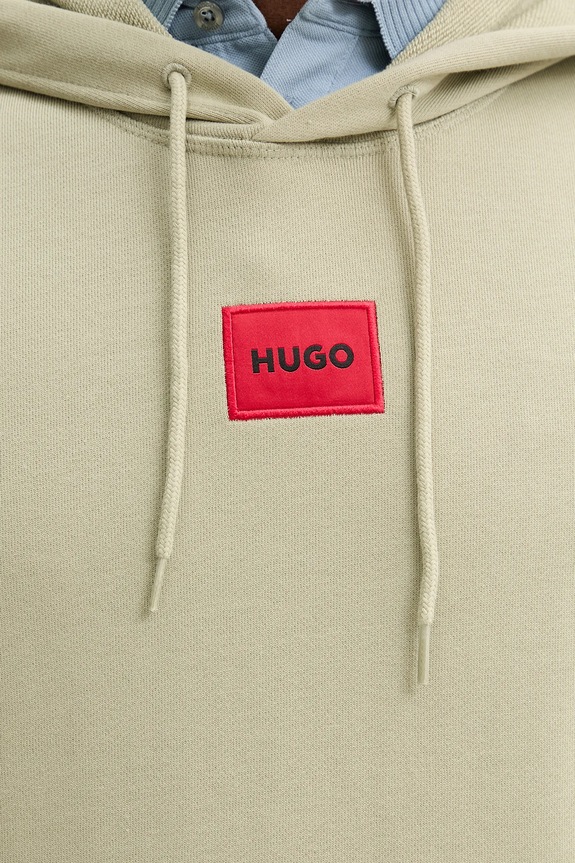 Bavlnená mikina HUGO Daratschi214 50458700 zelená