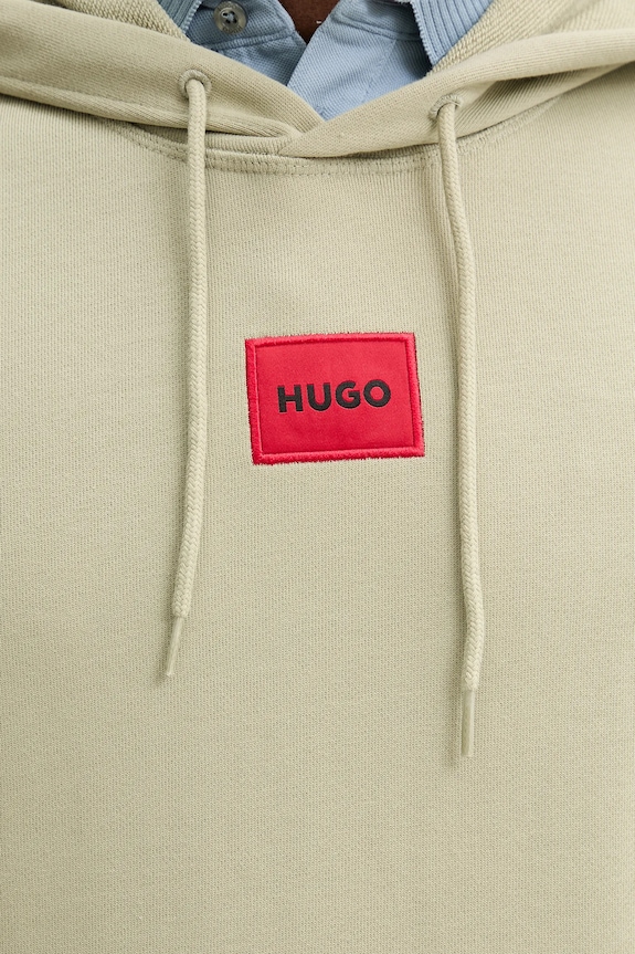Bavlnená mikina HUGO Daratschi214 50458700 zelená