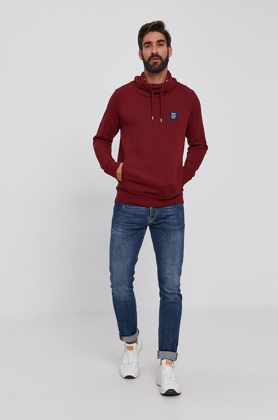 Bluza 2102923 bordowy AA00