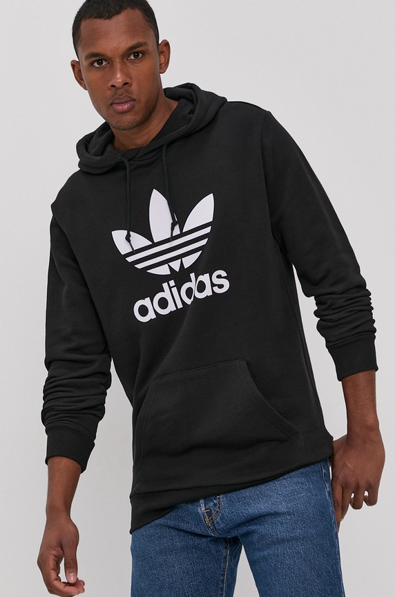 adidas Originals Bluza bawełniana H06667 H06667 czarny AW21