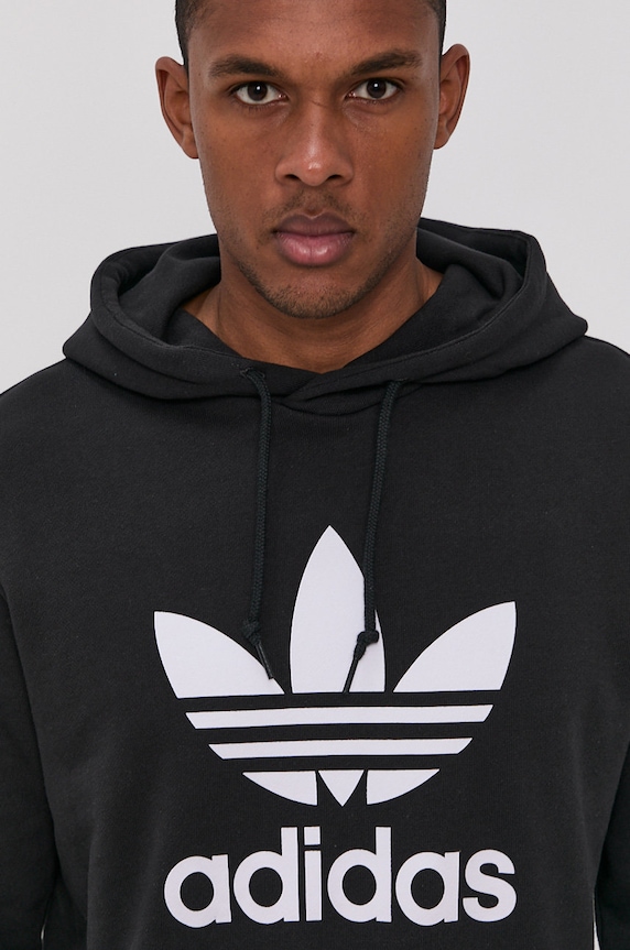 adidas Originals Bluza bawełniana H06667 czarny H06667