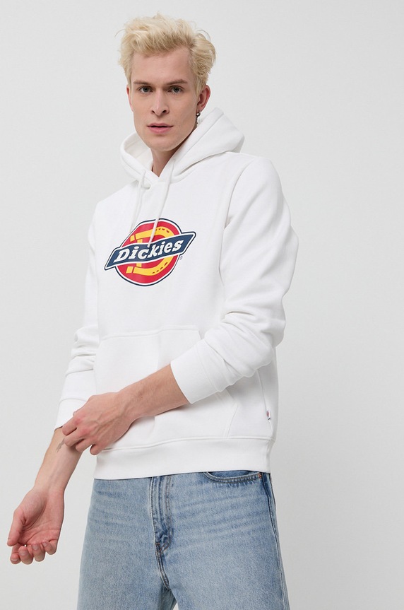 Mikina Dickies s kapucňou biela DK0A4XCBWHX