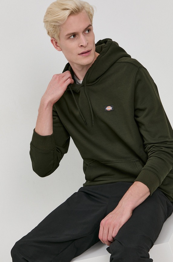 Dickies Bluza bawełna zielony DK0A4XCDOGX