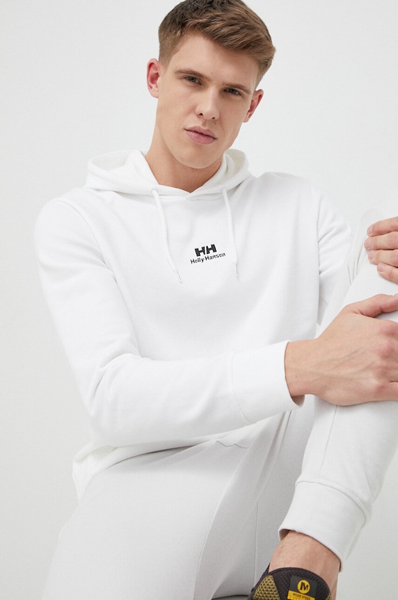 Helly Hansen bluza YU HOODIE 2.0 53582 biały