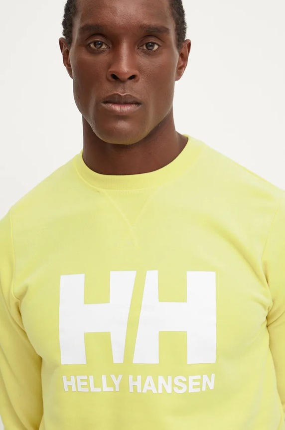 Clothing Helly Hansen cotton sweatshirt 34000 yellow