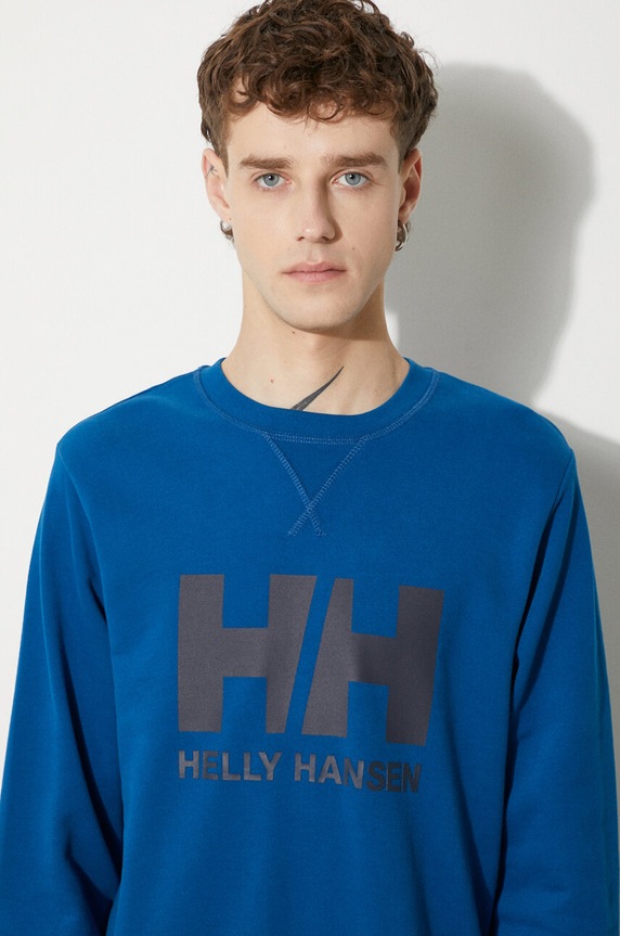 Helly Hansen cotton sweatshirt blue 34000