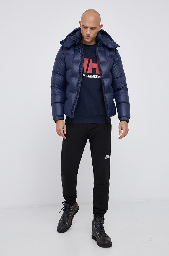 Helly Hansen bluza bawełniana 34000 granatowy SS24