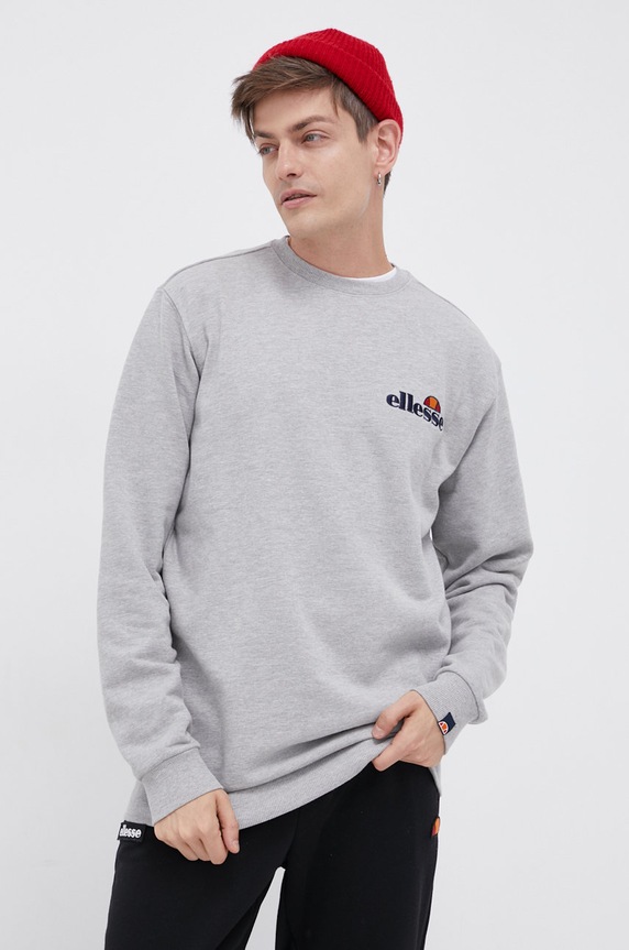 Ellesse Bluza aplikacja szary SHS08784