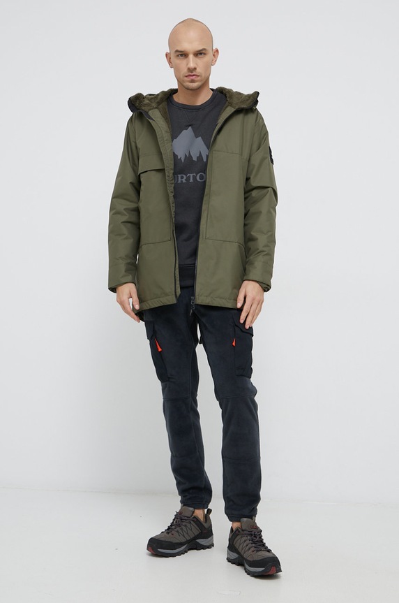 Mikina Burton 17353108001 šedá AW21