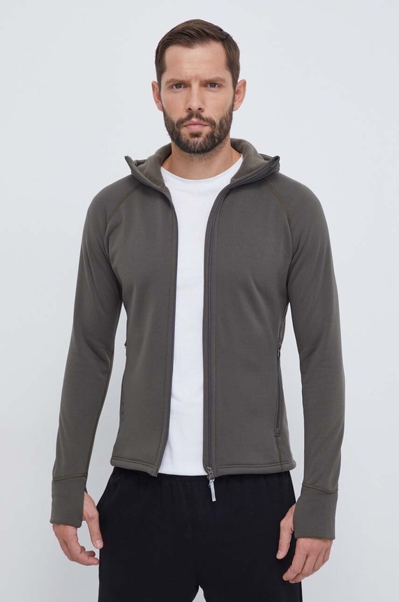 Houdini bluza sportowa Power z kapturem zielony 225984