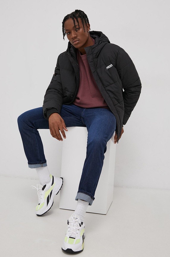 Wrangler Bluza bawełniana W6G7H1P32 fioletowy AW21