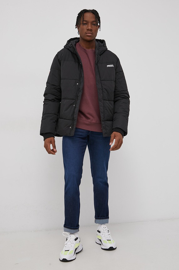 Wrangler Bluza bawełniana fioletowy W6G7H1P32