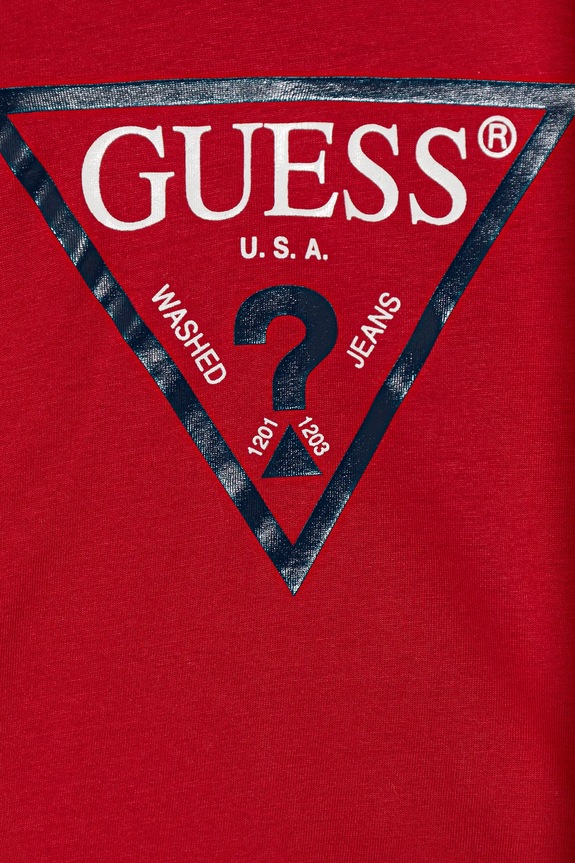 Băieți Guess Longsleeve copii N84I24.K8HM0 rosu