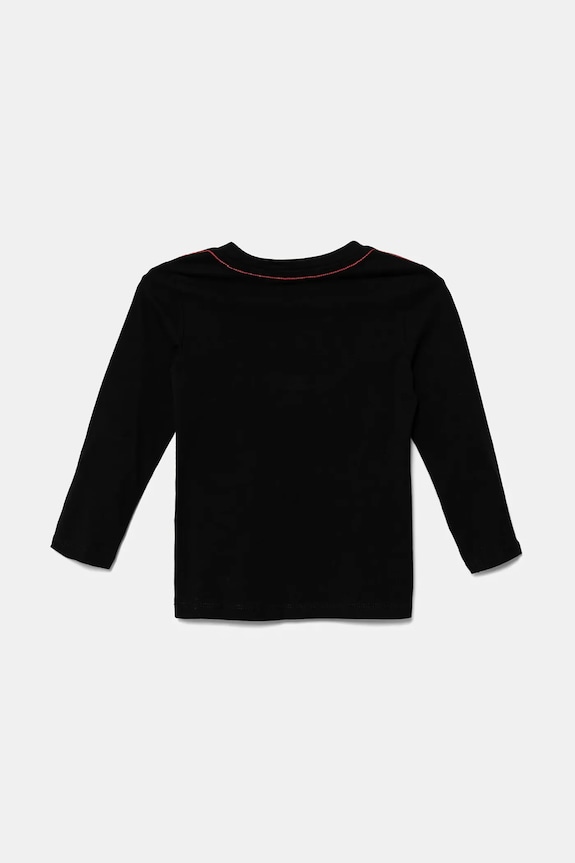 Guess Longsleeve dziecięcy N84I24.K8HM0 czarny AA00