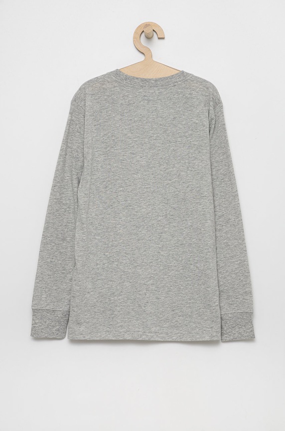 Dječja majica dugih rukava Levi's 9EC706.CO.B siva AW21