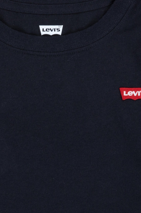Levi's Longsleeve dziecięcy 9EC706.CO.B czarny AW21