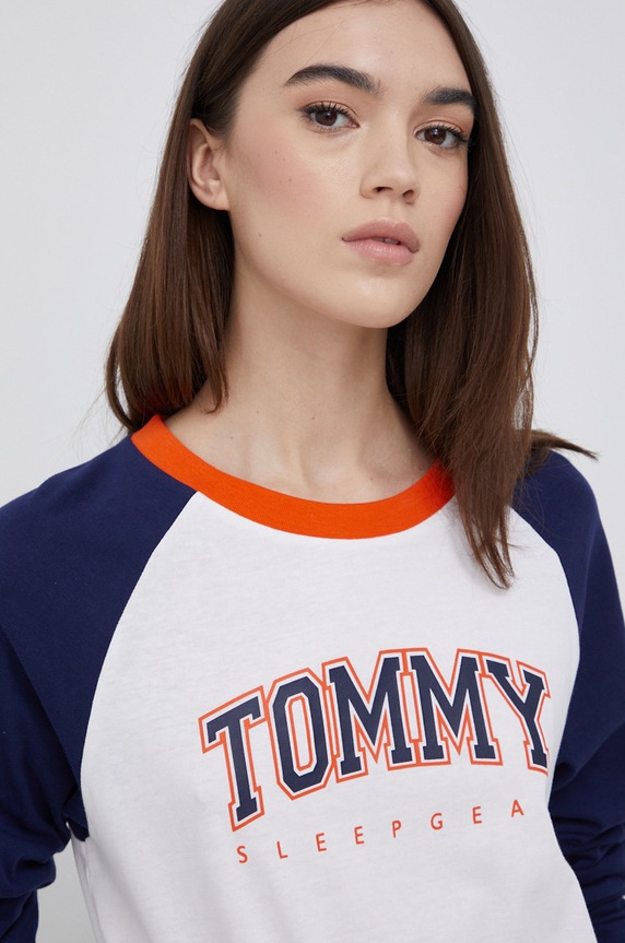 Tommy Hilfiger Longsleeve bawełniany biały UW0UW03211.4890