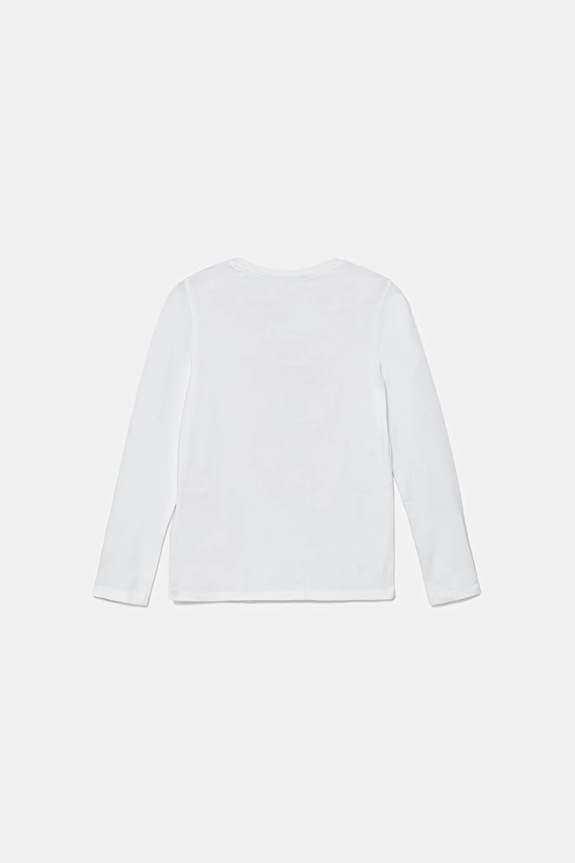 Guess Longsleeve dziecięcy K1YI22.K6YW1 biały AW22