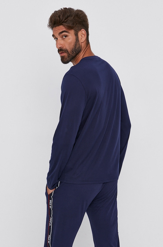 Ρούχα Longsleeve Polo Ralph Lauren 714844759002 σκούρο μπλε