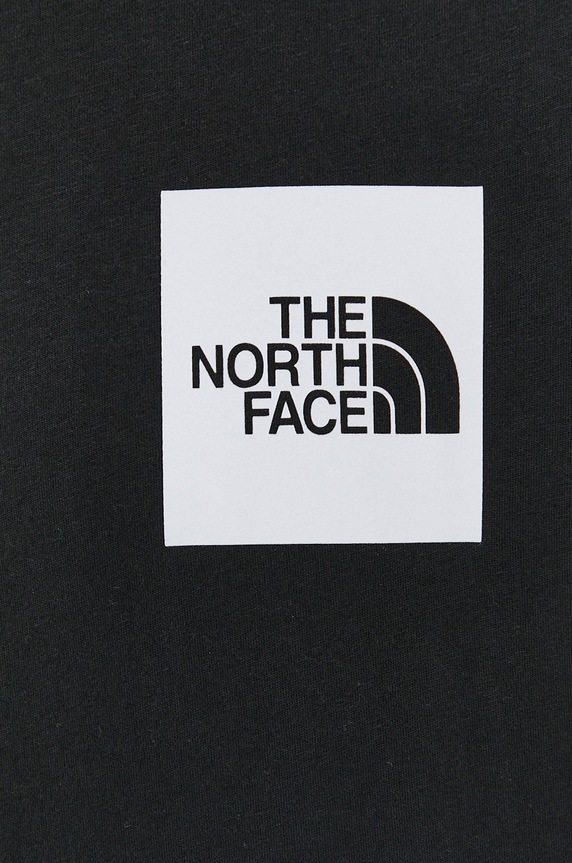 The North Face cotton longsleeve top NF0A37FTJK31 black