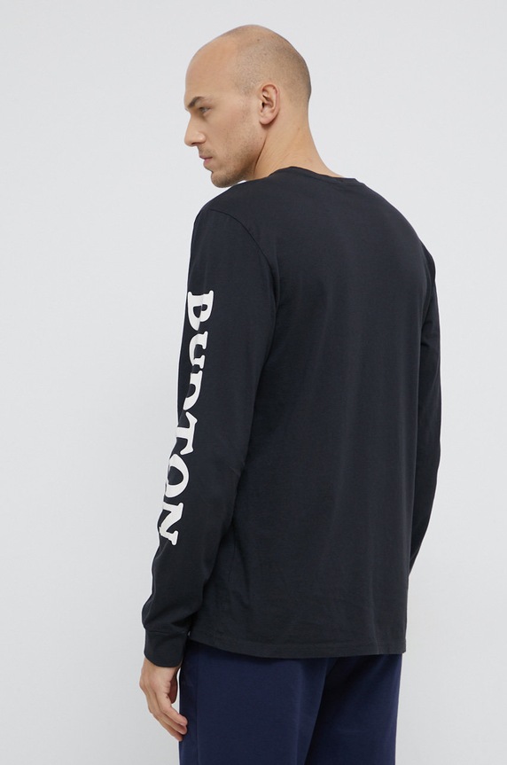 Odzież Burton Longsleeve bawełniany 20392102001 czarny