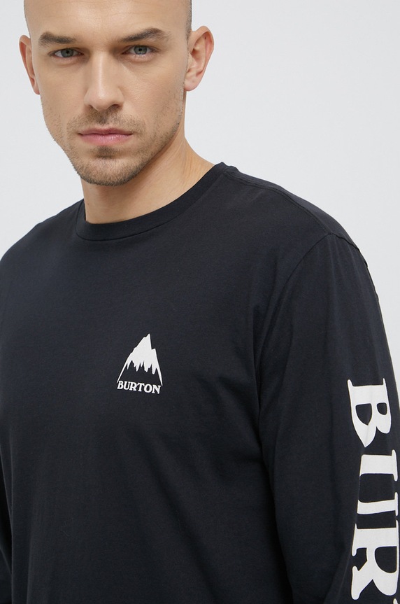 Burton Longsleeve bawełniany czarny 20392102001