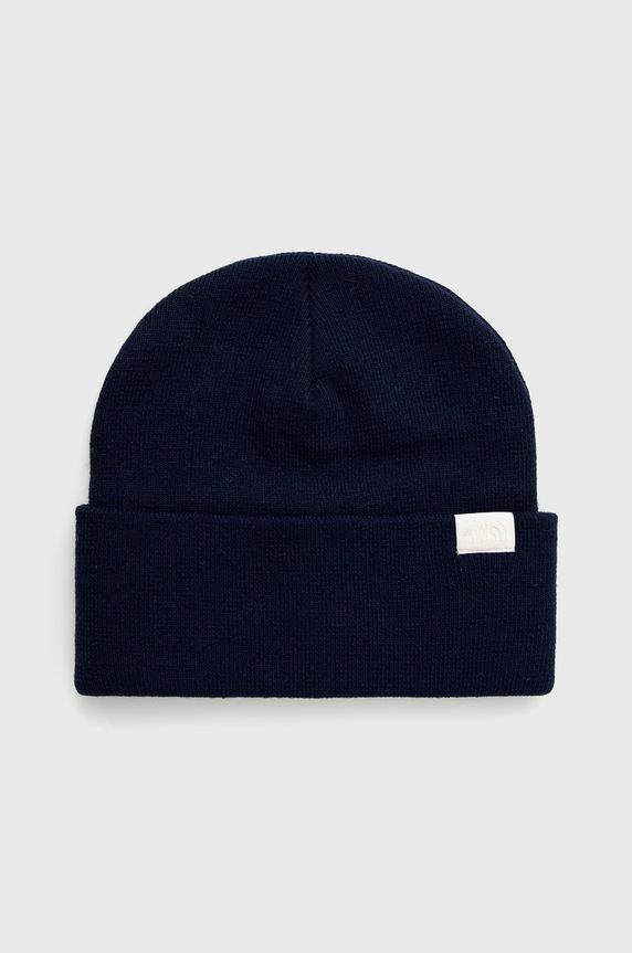 The North Face căciulă uni bleumarin NF0A55K5L4U1