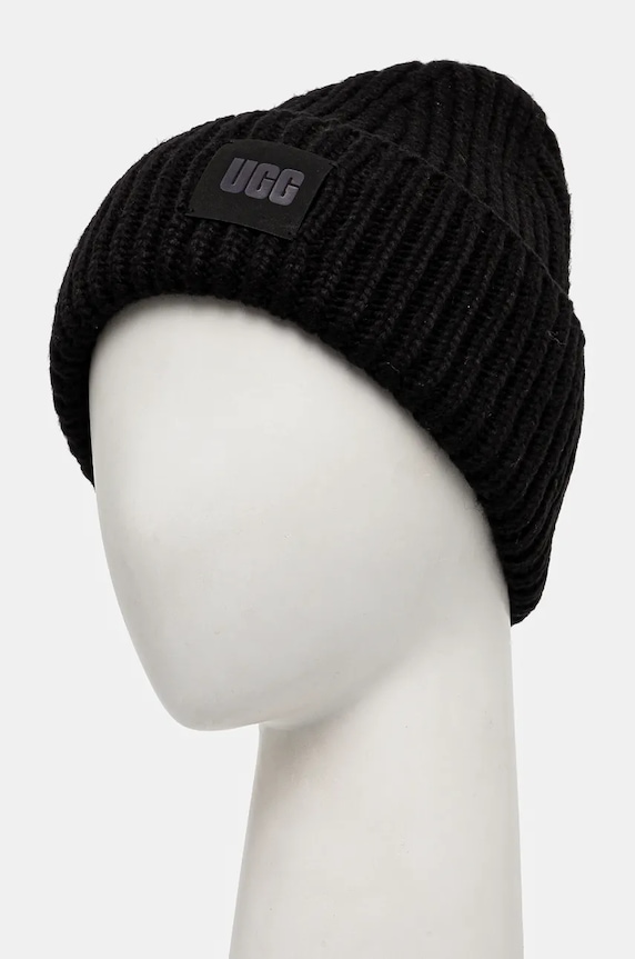 UGG wool blend beanie 20061 black AW25